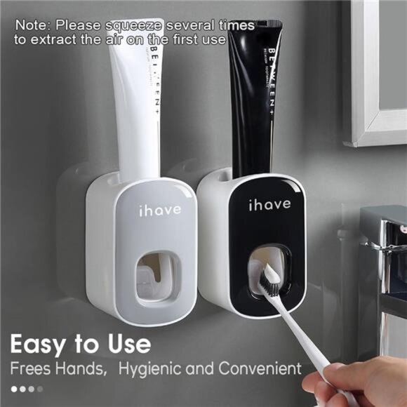 🦷 Wall-Mounted Automatic Toothpaste Dispenser – Hands-Free & Easy to Install ✨ - Picture 2 of 4